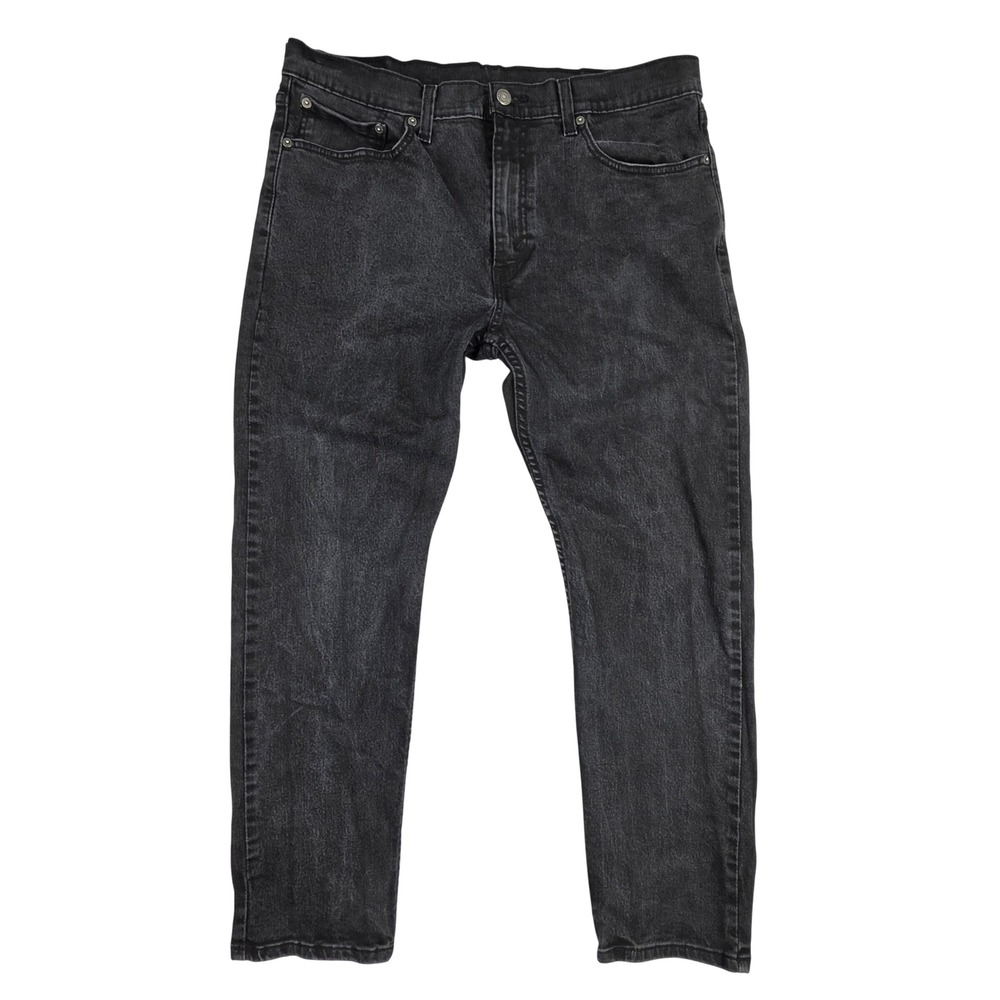 Levi Strauss & Co Mens Water Less Black Stretch Denim Jeans 35x28